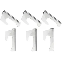 Blmirror Set mit 6 Feuerplatten-Abstandshaltern, Universeller Abstandshalter, Feuertonne, Edelstahl-Abstandshalter für Feuerplatten, Feuertonne, Wasserkocher, Einfache Installation, Einfache Verwendun