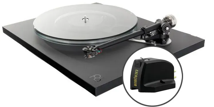 Rega Planar 6 + Excalibur (Tonabnehmer: Excalibur black, Farbe: schwarz)