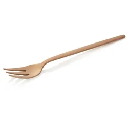 WAS Germany 12x Dessertgabel ALEX BRONZE, mit bronze, matte PVD Beschichtung, 16 cm, Chromnickelstahl 18/10