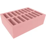 VARIA Group Schaumstoffeinlage 16 Fächer Schaumstoff rosa