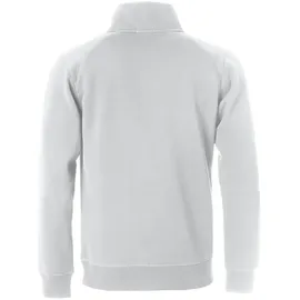 New Wave Rundhalspullover Classic Half Zip Weiß XS