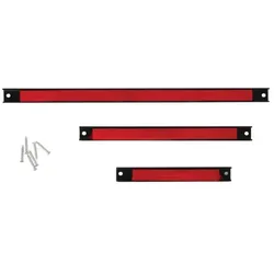 Toolland Werkzeughalter, magnetisch, 3er Set, Stahl, Rot/Schwarz