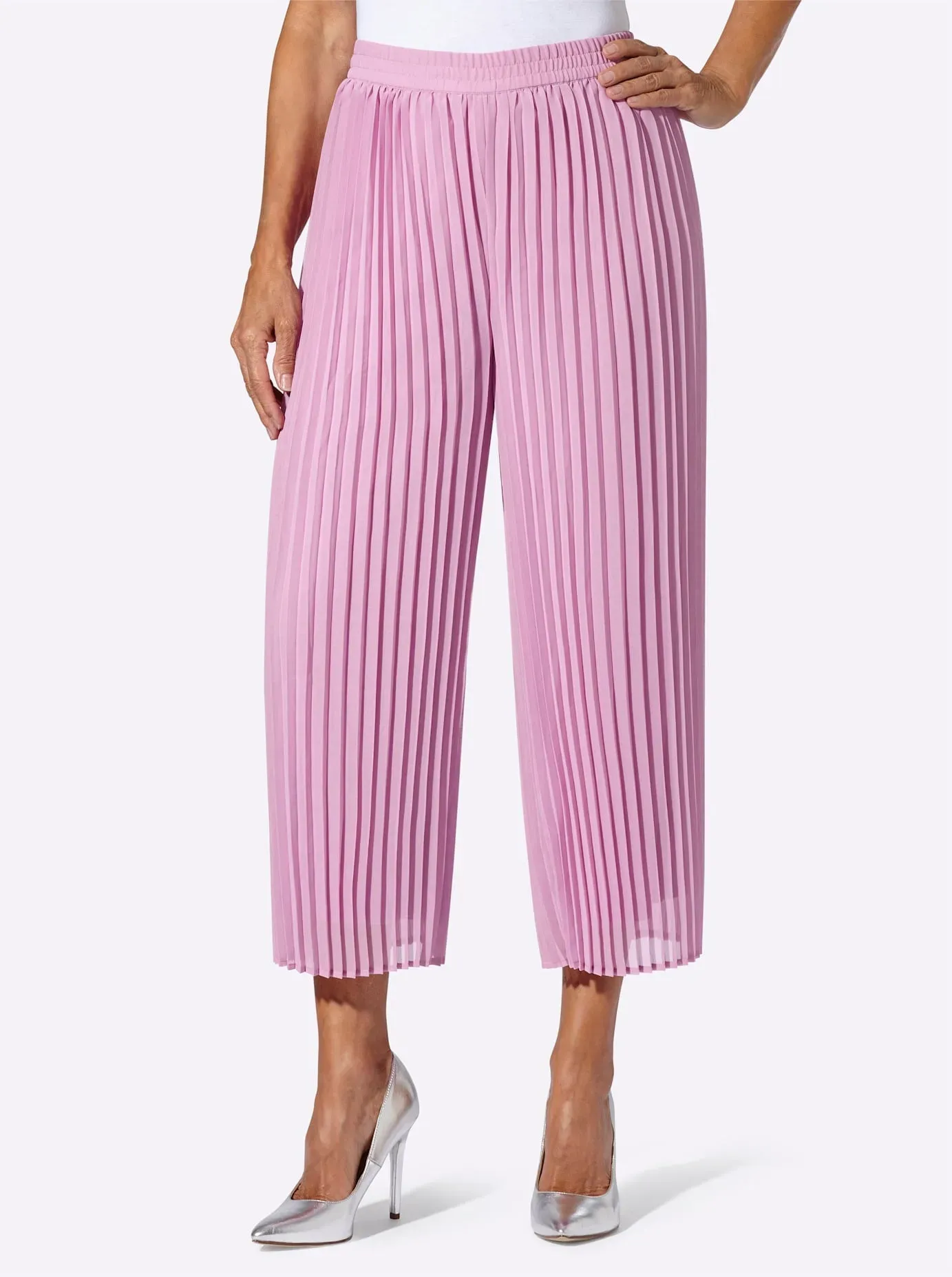 Webhose LADY, Damen, Gr. 48, Normalgrößen, rosa (orchidee), 100% Polyester, unifarben, Hosen