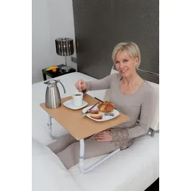 Bischof Tablett »Betttisch« zusammenklappbar weiß