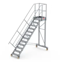 Altrex Podesttreppe 45° 12 Stufen Metall