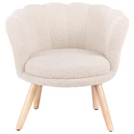 Beliani Kindersessel HALBY 0 x 0 cm Holz Hellbeige