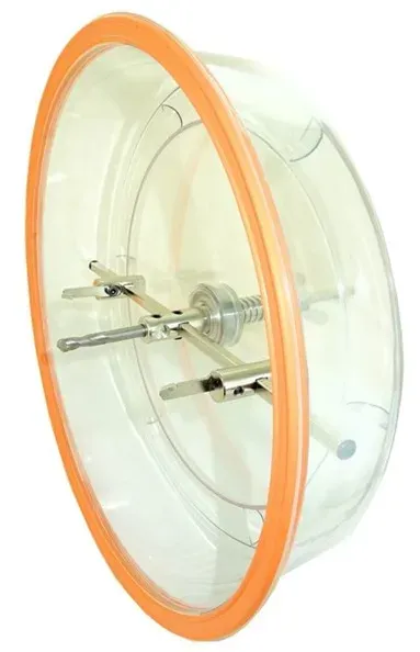 Woodworker Adjustable Circle Cutter with cover 40-300mm Including TCT and HSS Cutters