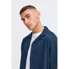 !Solid Kurzarmhemd Blau XXL