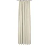 ADAM Audio Vorhang ADAM "Uni Collection", beige (naturweiß), B:142cm H:145cm, Baumwolle (Bio-Baumwolle), Gardinen, aus 100% Bio-Baumwolle, Vorhang nach Wunschmaß