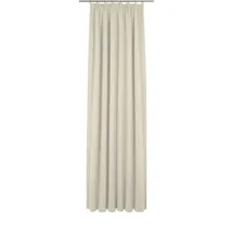 ADAM Audio Vorhang ADAM "Uni Collection", beige (naturweiß), B:142cm H:145cm, Baumwolle (Bio-Baumwolle), Gardinen, aus 100% Bio-Baumwolle, Vorhang nach Wunschmaß