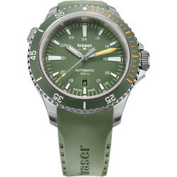 Traser H3 Tactical Adventure Collection P67 Diver Automatic 110327 Sonderangebot - grün - 46mm