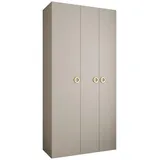 abiks möbel Drehtürenschrank COMO 120 x 245,5 x 40 cm Gold