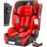 KIDIZ® Autokindersitz Kinderautositz mit Isofix Gruppe 1+2+3 9-36 kg 5-Punkt-Sicherheitsgurt, Autositz, Kindersitz, Einstellbare Kopfstütze | Mitwachsende Sitzerhöhung 1-12 Jahre Stabil und Sicher