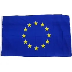 Fahnen-Shop Axel Bach Drapeau Europe 90 X 150 CM Avec 2 Laiton Œillets Bannière Drapeau