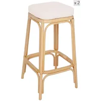 Nordlys Barhocker Beige, Holz, 43x66x43 cm, Esszimmer, Barmöbel, Barhocker