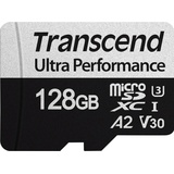Transcend 340S R160/W125 microSDXC 128GB Kit, UHS-I U3, A2, Class 10 (TS128GUSD340S)