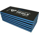 BRILLIANT TOOLS Mechaniker-Schutzmatte Schaumstoff 1200 x 400 x 23 mm Blau/Schwarz