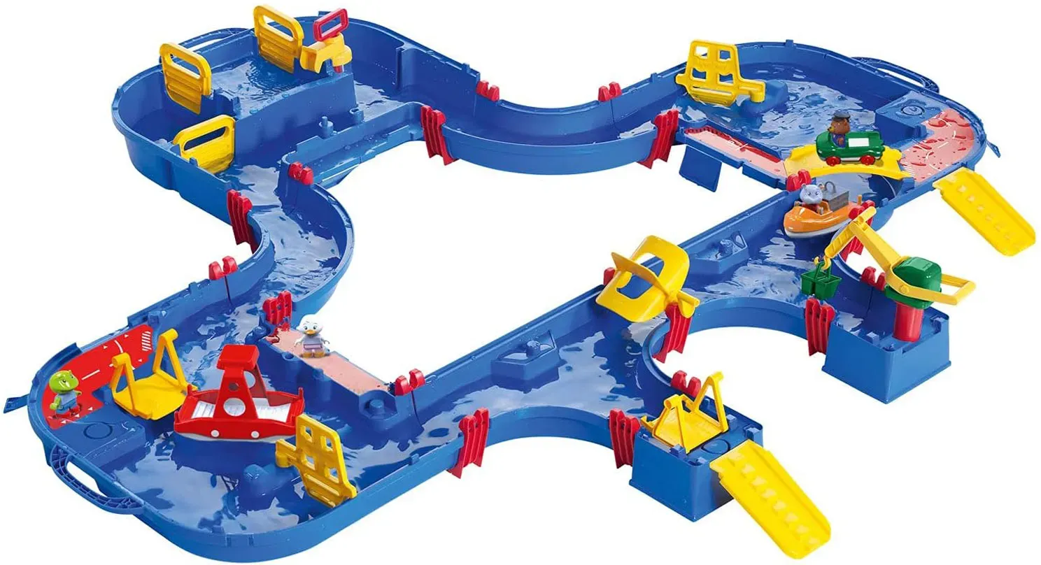 AquaPlay MegaLockBox Wasserbahn 150 x 160 x 22 cm Wasserspielzeug ab 3J