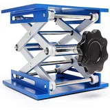 HeyWin Labor Hebebühne 200 x 200mm, Hergestellt aus Aluminiumoxid, auch verwendet als Lab Jack für das Anheben von Router, Laser, Schrank normalerweise