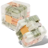 2 Stück Puzzle Labyrinth Würfel, Large Labyrinth 3D Puzzles Maze Cube, 2 in 1 Kugellabyrinth Zauberwürfel Spielzeug, Puzzle Spiel, Interaktives Würfel Labyrinthspiel, Lernspielzeug Geschenk