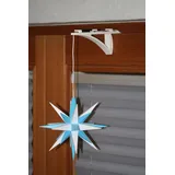 Generisch Fensterdekorationshalter mit Kabelführung, Weiß, für Herrnhuter Sterne und Weihnachtsdekoration
