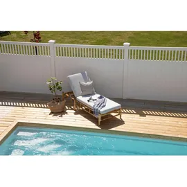 gardenson Sonnenliege Cane Bambus, Rattan ca. 80x210 cm