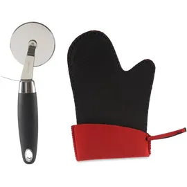 Kinvara Pizzaschneider 33 x 2 cm Metall Anthrazit/Schwarz