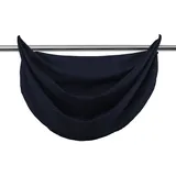Gardinenbox Querbehang, Ösen (1 St), blickdicht, Microfaser, Segeltuch Querbehang Microsatin Ösen 20405V blau