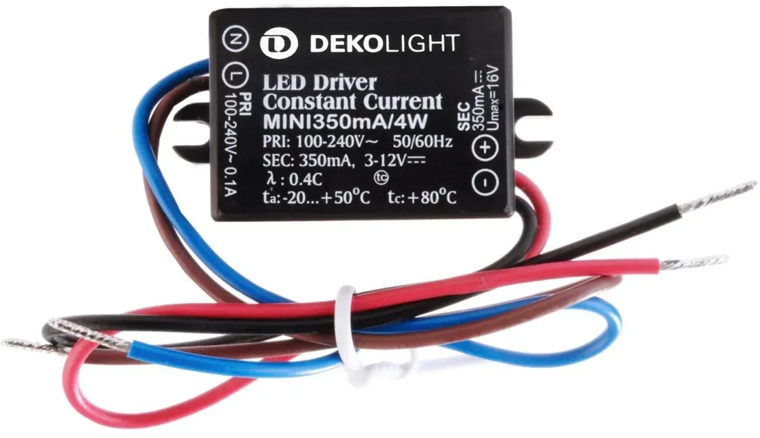 Deko-Light Netzgerät CC DC Mini IP65 350mA 4W