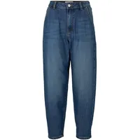 Tom Tailor DENIM Damen BARREL MOM Vintage Jeans, blau, Uni, Gr. XL