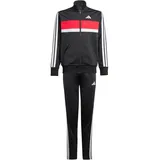 adidas Sportswear Trainingsanzug »J 3S TIBERIO TS« 2 Stk., schwarz-weiß