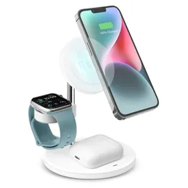 SBS TEWIRMAG3IN1, Drinnen, USB, Kabelloses Aufladen, Weiß
