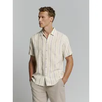 No Excess Langarmhemd NO EXCESS "No Excess Leinenhemd", Herren,