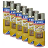 Wilckens Farben Sprühfarbe, 6x Gold Effekt Spray goldfarben