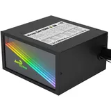 AeroCool MIRAGEGOLD650, Netzteil 650W, RGB Infinity Mirror, 80Plus Gold, Japanische Kondensatoren, Schwarz