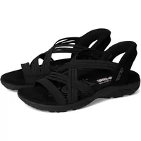 Skechers Reggae Slim - Simply Stretch, Schwarz (schwarz), 43 EU - 42 EU Weit