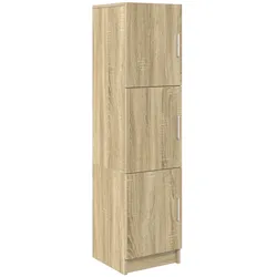 vidaXL Sonoma Eichen-Sideboard Sonoma Eiche Spanplatte, Sonoma Eichenfurnier