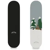 Sancheski 7.75 ́ ́ X 31 ́ ́ X 13.8 ́ ́ Wb Cabin Winter Skateboarddeck - One Size