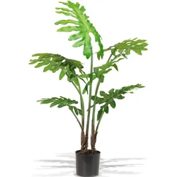 Grüner Baum-Philodendron Kunstpflanze 85 cm