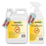 INSIGO Ameisen Abwehrspray 1L + 2L Kanister - Ameisenmittel mit mechanischer Wirkung auf Ameisen - Effektiver Schutz für Haus & Garten - Ameisen Spray mit Sofortwirkung