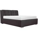 Meblito Polsterbett Dunkelgrau, Textil, 140x200 cm, Schlafzimmer, Betten, Polsterbetten