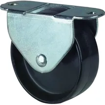 BS Rollen Kastenrolle o.Feststeller, Rad, Durchmesser 40mm E50, mit Platte Kunststoff