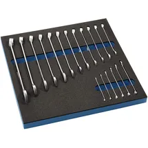 tecwerk Werkzeugmodul 18-tlg. 2/3-Modul Schlüsswelweiten 6-24 mm