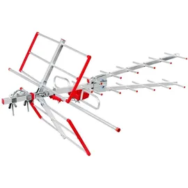 Maclean Brackets Maclean MCTV-855A Außenantenne TV Antenne Dachantenne DVB-T DVB-T2 Full HD max 100dBμV UHF/VHF LTE Filter (Aktive)