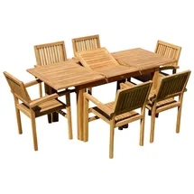 ASS Altenburger Teakholz Set 7-tlg. Braun