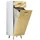 VCM Holz Wäscheschrank Wäschetruhe Wäschebox Wäschekorb Maße ca. H. 97 x B. 40 x T. 35 cm - weiß,