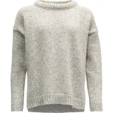 Devold Damen Nansen Split Seam Pullover (Größe S, grau)