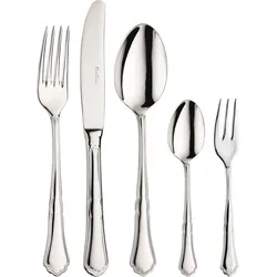 Besteck-Set PINTINOX "Settecento", silber (edelstahlfarben), 30 tlg., Edelstahl 18/10, Essbesteck-Sets
