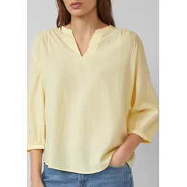 s.Oliver Bluse aus Seersucker mit Raffungen - 40