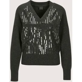 Madeleine Longpullover grau / silber 44